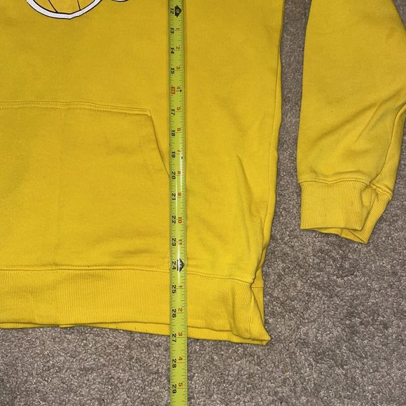 Los Angeles Lakers Yellow NBA Ultra Game Pullover Hoodie Mens Size Medium - Picture 4 of 6